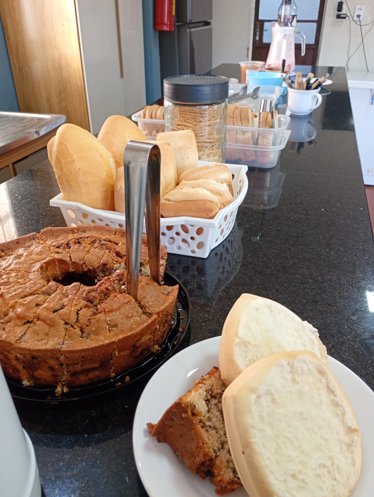Opções variadas do café da manhã